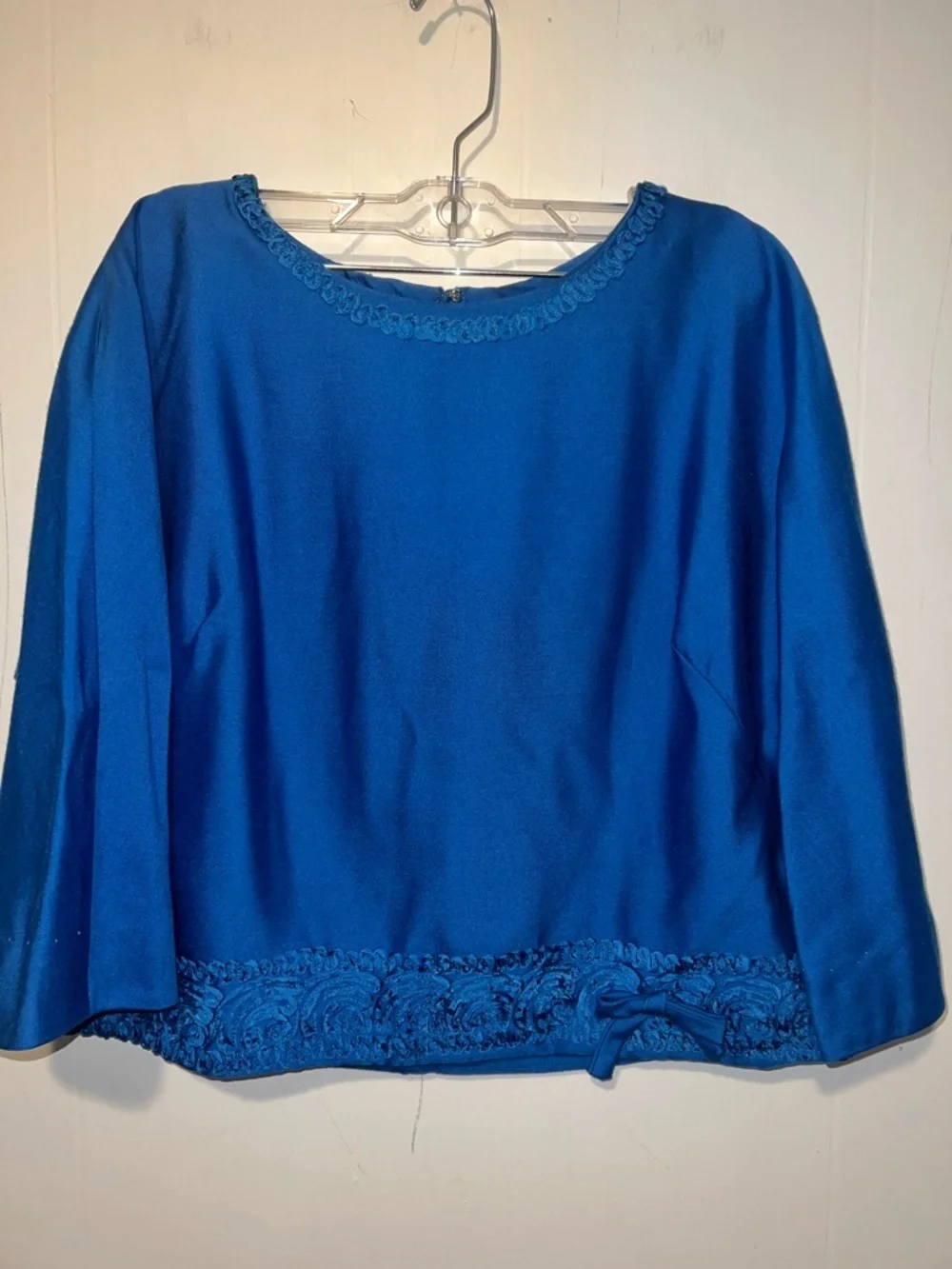 Brief Originals Vintage Bright Blue Two-Piece Dress Set 0414261